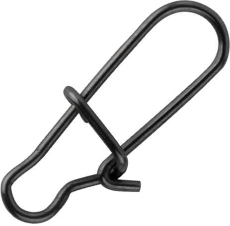 Spro Matt Black Easy Snap - zatrzaski, rozmiar/nośność/zawartość opakowania: rozmiar 000/4 kg / 20 sztuk