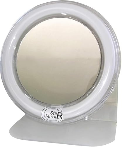 StarMiroir – Miroir Grossissant Lumineux pour se Maquiller et s’Épiler sans Lunettes – Vision et Éclairage Exceptionnels – Voir Les Commentaires – Fabrication Artisanale Française Depuis 30 Ans