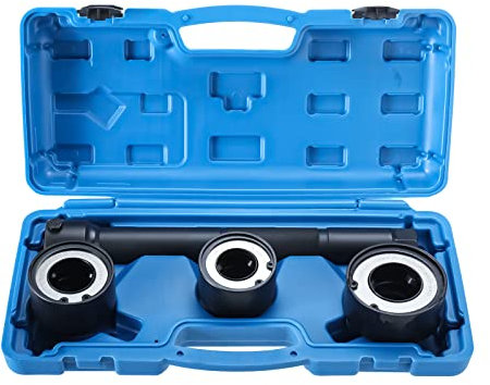 FreeTec Tie Rod Joint Tool Tie Rod Axial Joint fit 30-45 mm Inner Track Rod Tool Steering Rack Knuckle Tie rod End Axial Joint Remover Tool Set