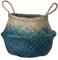 Bloomingville Korb, Natur und Blau, Ø30xH23 cm