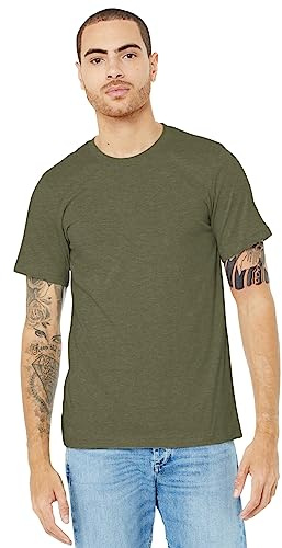 Bella Canvas Adults Unisex Heather CVC T-Shirt