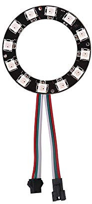 XUNATA LED Ring Lampe WS2812B 5050 RGB LED Ringleuchte Individuell Adressierbaren EinzelnVolltraumfarbe DC5V (1pc 12 LEDs/Ring)