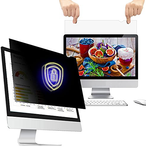 WELINC 31.5 Inch 16:9 - Computer Privacy Screen Filter for Widescreen monitor - Anti-Glare - Anti-Scratch Protector Film - Please measure carefully