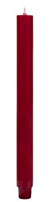 Stabkerzen Durchgefärbte Bordeaux 290 x 26 mm in rustikaler Optik