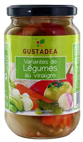 Variante de légumes au vinaigre - Gustadéa - pot 340g
