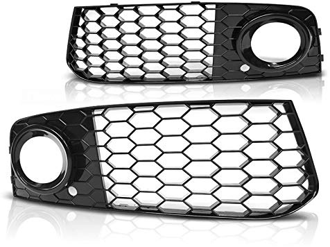 Cache phare antibrouillard VR-24 noir brillant