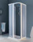 Box doccia Saturnia - 3 lati, apertura centrale (doppia anta) - Misura: 75 x 75 x 75 x h185