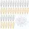 DICOSMETIC 100 Stück Edelstahl Ohrhaken Platin Golden Angelhaken Ohrringe 1.2 mm Loch Ohrhaken Schmuckzubehör Mit Ohrringe Rücken Stopper Für Die DIY Ohrring Schmuckherstellung