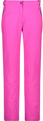 CMP Pantaloni Sci Elasticizzati da Donna, Purple Fluo, L