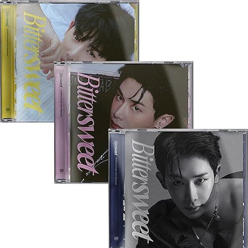 ( JEWEL CASE Ver. ) MONSTA X WONHO BITTERSWEET 2nd Single Album ( VER.1 + VER.2 + VER.3 - Random Ver. )+1ea Store Gift MONSTA X Photo Card K-POP SEALED