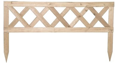 Lattenzaun aus Holz Country 90 x 2,4 x H 50 cm.