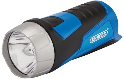 Draper 70299 12V LED Torch, 1W, 90 Lumens (Sold Bare)