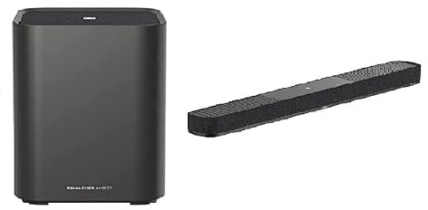 Sennheiser AMBEO Soundbar Plus - UK Plug AMBEO Sub - UK Plug - Immersive 3D Surround Sound for TV and Music