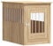 vidaXL Jaula para Perros Madera de ingeniería Roble Sonoma 55x80x68 cm