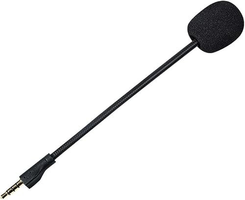 WsjiaboFux Black Replacement Game Mic Detachable Microphone Boom for ~Steelseries Arctis 1 1.0 One Wireless Headphones Gaming Heads Replacement Mic Headphones, Earbuds and Accessories