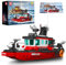 Mould King 10082 Toy Ship Building Block Toy Set, MOC Fire Boat Model Blocks Kit, Ship Clamp Building Block Kit, Toy Gifts Suitable for Children aged 8 and above (315 PCS)