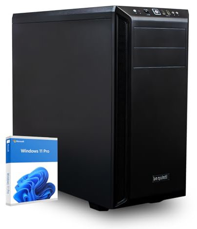 dcl24 PC Workstation i9 14900, RTX3050 6GB - 2000GB SSD, 64GB DDR5, schneller Arbeits PC mit 24x5.8 GHz, WLAN, Windows 11 Pro Tower für Büro und Homeoffice [19821]