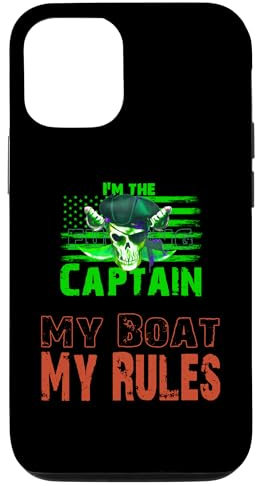 Hülle für iPhone 14 Ich bin der Kapitän - mein Boot, meine Regeln SBF Binnen See