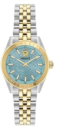 Versace Damen Analog Armbanduhr V-Code