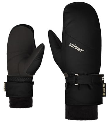 Ziener Damen KLAIRO Ski-Fäustling/Wintersport | Gore-Tex, sehr warm, Black, 8