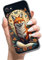 Handyhülle für iPhone SE (2022) / SE 2020/8 / 7 Hülle Tier Muster Motiv Weich TPU Silikon Schwarz Case für Mädchen Jungen Dünn Slim Soft Cover - Fuchs Schmetterling