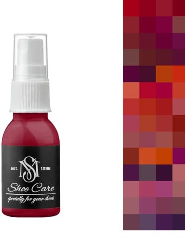 Spray rénovateur de couleur bordeaux pour daim et nubuck – Soin du daim nubuck – Créez une correspondance individuelle des couleurs par MAVI STEP