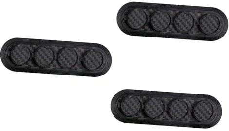 Uonlytech 3stücke Kabelmanagement Magnetischer Organizer Mit Carbonfaser-design Vielseitiger Clip Zur Verwaltung Von Usb-kabeln Ladegeräten Und Mehr Einfach Zu Montieren Für Schreibtisch