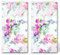20 einzelne Taschentücher Blumen Süßer Blumenglanz. 2 Packungen mit 10 einzelnen Papiertaschentücher bedruckt als Geschenk.