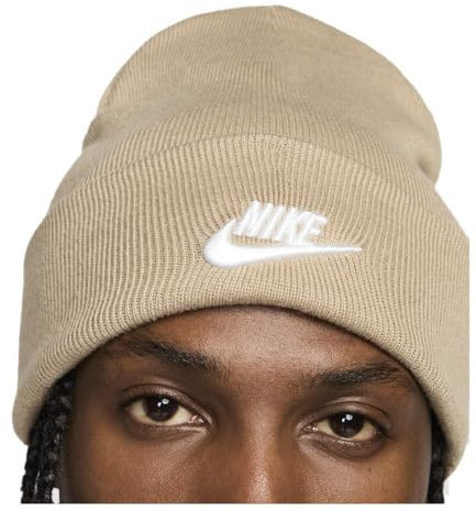 Nike Peak Futura Beanie, Khaki/White, HF0186-247, 1SIZE