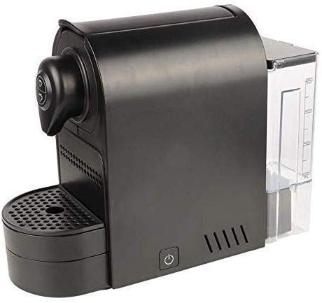 IUBGFTO Kaffeemaschine Kaffeemaschine, Haushaltskaffeemaschine, tragbare Schwarze Kapselkaffeemaschine, Espressokaffeemaschine, kompatibel mit Zuhause/Büro/Geschenk