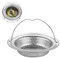 jatimdotin Bouchon Evier Cuisine, Filtre Evier avec Poignée, Bouchon Evier en Acier Inoxydable, Crépine Cuisine Meilleur pour Vidange et Antiblocage (11 x 8 x 2 cm)