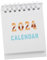 Sewroro 1 Tischkalender 2024 leerer Minikalender magnetischer, trocken abwischbarer Kalender 2x3 tischkalender basteln schreibtischkalender staffelei deko täglich stehender Kalender Papier