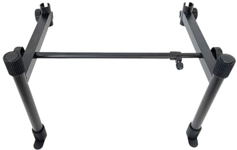 PAMINGONO Keyboard Stand Extension Adapter Höhenverstellbarer Doppelrohr elektroniktastaturhalter Leichter Kompakter Keyboard zubehörständer Kompatibel mit Meisten Marken und Modellen für