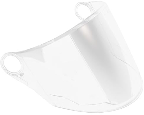 BETOOKY Visiera Casco Bhr Sostituibile in Acrilico, per Motocicletta | Schermo per Ciclista, Lente per Uso Esterno, Ampia Visuale e Resistenza a Vento e Sabbia