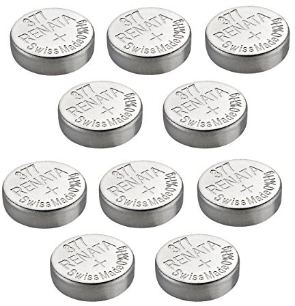 Renata Renata 377 or SR626SW or AG4 1.5V Watch Battery (10 x 377 or SR 626 SW)