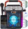 Singing Machine - Máquina de karaoke con Bluetooth CDG, compatible con tableta, negro