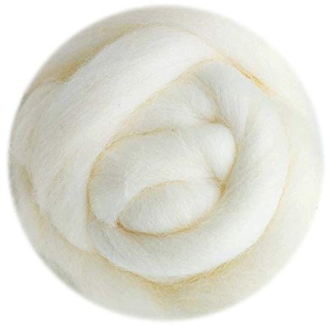 Beauty360 Filzwolle 100g Märchenwolle geeignet für Nassfilzen and Trockenfilzen Merino 70s Grade Superweich (NO.1)