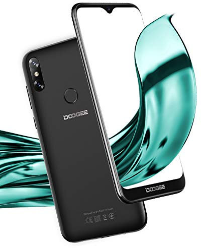 4G Cellulari in Offerta, DOOGEE Y8 Android 9.0 Smartphone Economici in Offerta Dual SIM, 19:9 6,1 '' Waterdrop Schermo, 3 GB RAM 16 GB ROM 3400 mAh Telecamera Doppia 8MP+5MP, Fingerprint Face ID-Nero