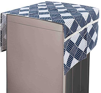 Staubdichte Abdeckung für Kühlschrank, Mehrzweck-Baumwolle, Leinen, kariert, für Waschmaschine, Haushalt, Kühlschrank, Staubschutz 129,5 x 53,3 cm / 67,2 x 28 Zoll (70 x 170 cm)