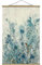 Stoffbild Posterleisten - Blaue Frühlingswiese II - Hochformat 3:2 75x50cm Eiche