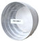 La Ventilazione CRC125B Cono di Riduzione in ABS M/F da ø 125 a 100 mm, Bianco, Altezza 64 mm, (100-113-123-128 mm)