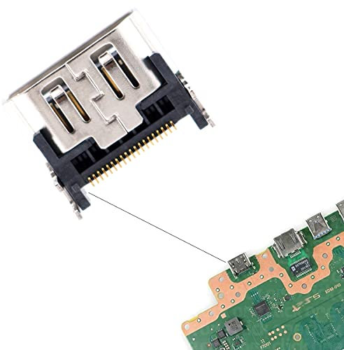 Deal4GO HDMI Port Component Replacement for Sony PlayStation 5 PS5 HDMI 2.1 Display Socket Jack Connector (Fixed NO Signal)