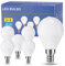 Lampadina LED E14 G45 6W, Luce Fredda 6500K, Attacco Piccolo SES Base Classic Bulbo risparmio energetico(Equivalenti 40W), 550lm Non Dimmeriabile Nessun Sfarfallio Pacco da 6