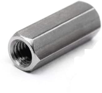 Verzinkte lange Sechskantmutter, Gewindespindel, Verbindungsmutter, lange Rundmutter,M18*60 * 2pcs