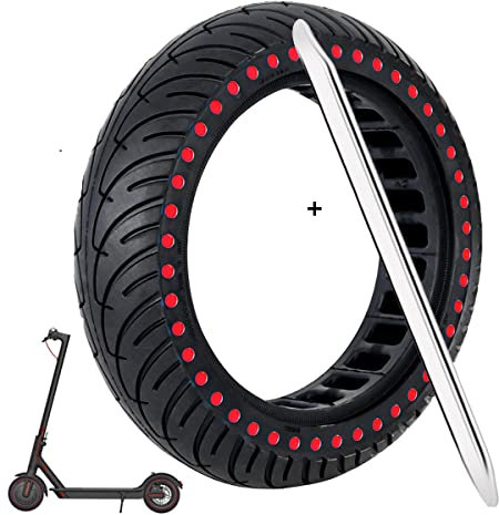 E Scooter Reifen,8.5 Zoll Ersatzräder Soild Reifen mit Montagewerkzeug Für Mijia Mi Xiaomi M365 1S,Essential,Pro,Pro 2, Elektro-Scooter Vollgummi Tyre Reifen