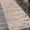 Mazovia Teppich Läufer Flur - Modern Teppichläufer – Kurzflor, Weich - für Vorzimmer Eingangsbereich Schlafzimmer Küche Korridor - Abstrakt Muster - 100 cm Breite - Beige Creme 100 x 500 cm
