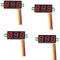 Greluma 4Pcs Mini DC Digital Voltmeter 0.28 Voltage Tester Three Wire Mini DC Voltmeter 0V-100V - Red Color Display