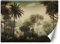 Feeby Fototapete Palmen Tropisches Blattwerk 300x210 cm Grün XXL Vlies Wandtapete Tapeten Wohnzimmer Schlafzimmer Jugendzimmer Moderne Design Wandbild Wand Dekoration Exotische Pflanzen