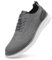 SVNKE Scarpe Oxford Uomo in Pelle Classiche Stringate Derby Basse Oxford Vintage Elegante Leggere Grigio 46