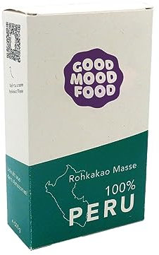 Goodmoodfood Bio Rohkakao Kakaomasse 500g – Kakao vegan Trinkschokolade Ritualkakao Fairtrade Dark Chocolate